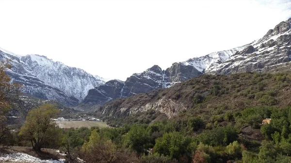 Cajon Del Maipo Farellones Mirador Los Condores Cordilheira Dos Andes — Fotografia de Stock