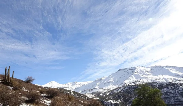 Cajon Del Maipo Farellones Mirador Los Condores Cordillera Los Andes — Stockfoto