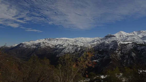 Cajon Del Maipo Farellones Mirador Los Condores Cordillera Los Andes — Stok fotoğraf