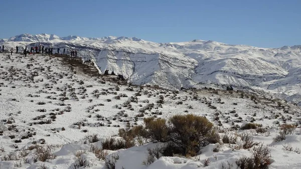 Cajon Del Maipo Farellones Mirador Los Condores Cordilheira Dos Andes — Fotografia de Stock