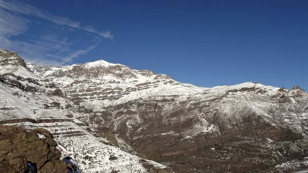 Cajon Del Maipo Farellones Mirador Los Condores Cordillera Los Andes — Stock fotografie