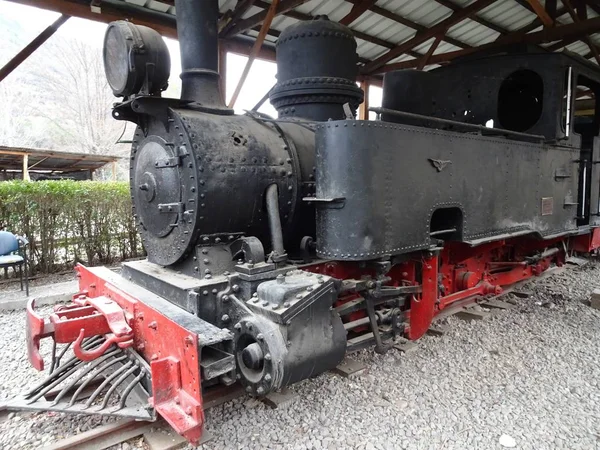 Cajon Del Maipo Patrimonyal Tren Eski Alman Askeri Treni — Stok fotoğraf