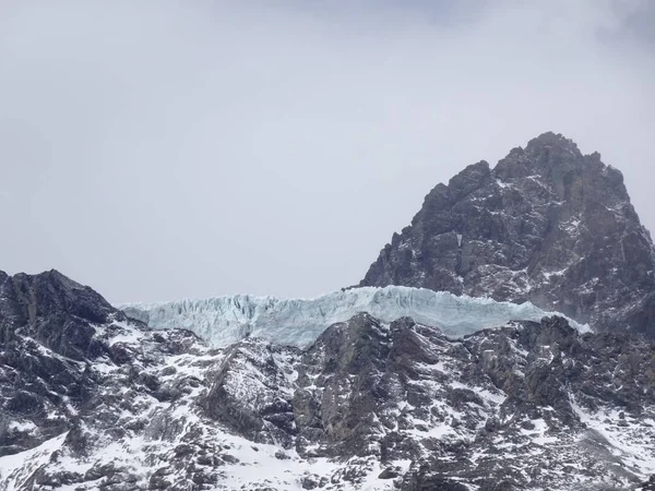 Meson Alto Gletscher Cajon Del Maipo Santiago Chili Chili — Stockfoto