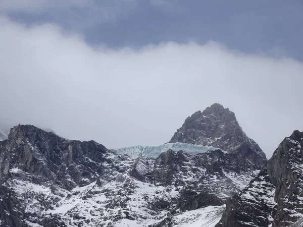 Meson Alto Glacier Cajon Del Maipo Santiago Chile Chile — Stock Photo, Image