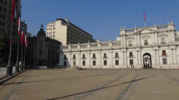 Palacio Moneda Santiago Чили — стоковое фото