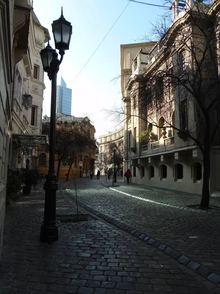 Barrio Paris Londres Ett Område Beläget Santiago Chile — Stockfoto