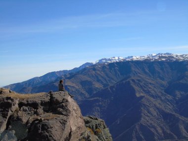 And Dağları 'ndaki Akbaba bakış açısı, Cajon del Maipo