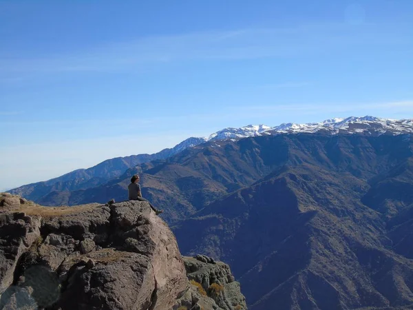 And Dağları 'ndaki Akbaba bakış açısı, Cajon del Maipo