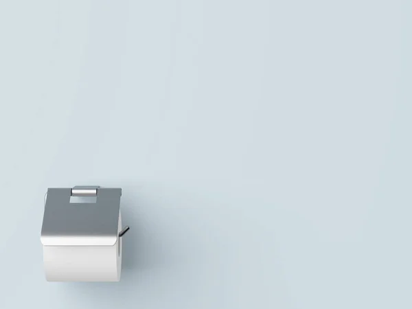 Rendering Toilet Paper Toilet — Stock Photo, Image