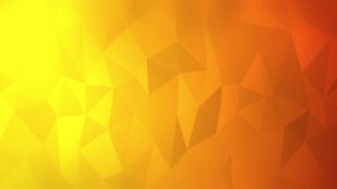 Fondo poligonal amarillo y naranja