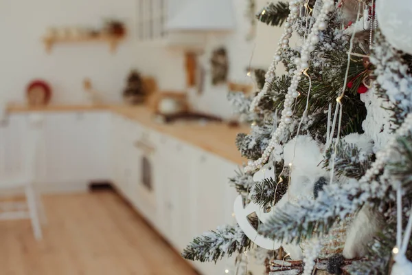 Рождественский Декор Кухни — стоковое фото