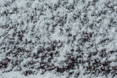 Siyah beyaz sesi doku kar