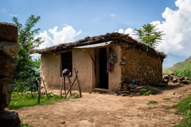 Gujjar Ganderbal bölge Keşmir Hindistan bulunan Hut