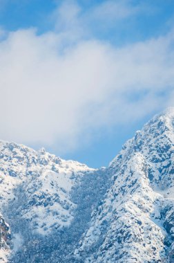 Kashmi Zabarwan dağlarda kar geniş panoramik manzaralı kapalı