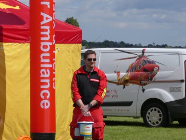 Essex, İngiltere - 12 Mayıs 2019: North Weald ailesi eğlenceli gün ve motorsikc