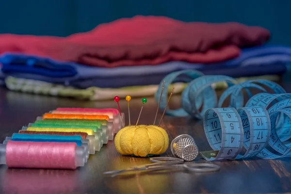 A set of threads of different colors — Stock Photo, Image