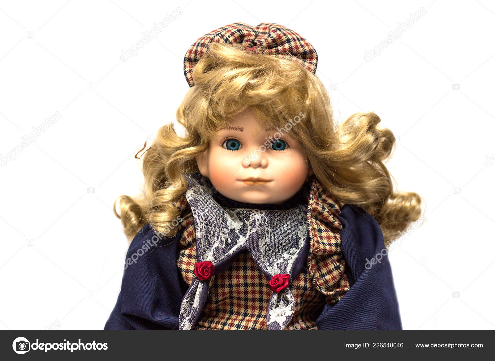 white porcelain doll