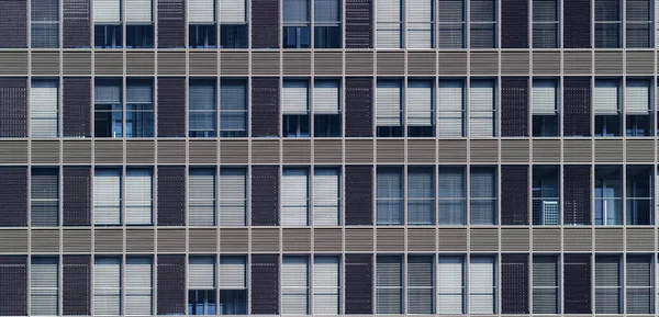 Fachada Moderno Edificio Apartamentos —  Fotos de Stock