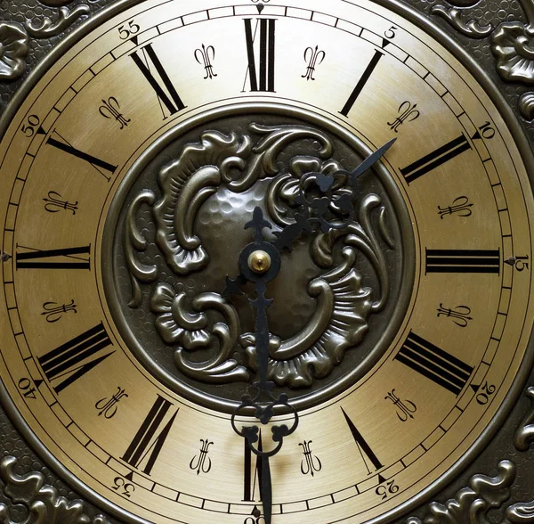Έννοια Χρόνου Παλιό Ρολόι Dial Ρολόι — Φωτογραφία Αρχείου