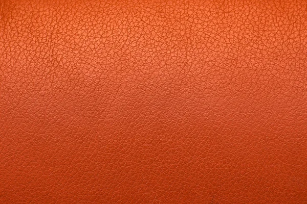 Oranje Leder Texture Achtergrond Van Leder — Stockfoto