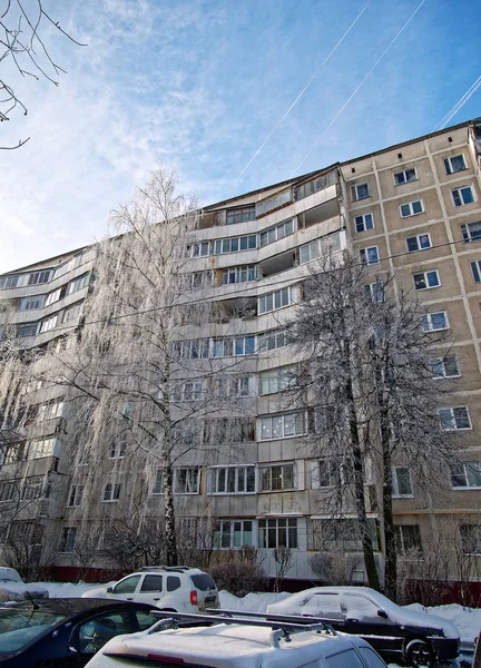 parlak kış günü Moskova