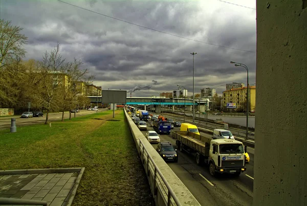 Moszkva harmadik közlekedési hálózata — Stock Fotó
