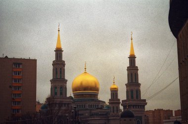 Bahar Moskova'da Ulu Cami