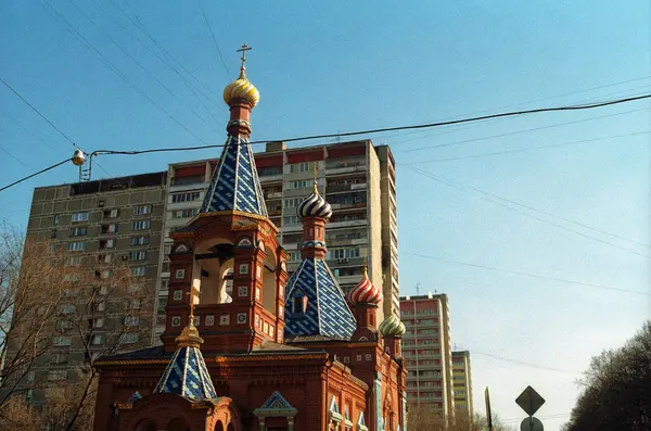 Church in Moscow in the spring — Stock Photo, Image