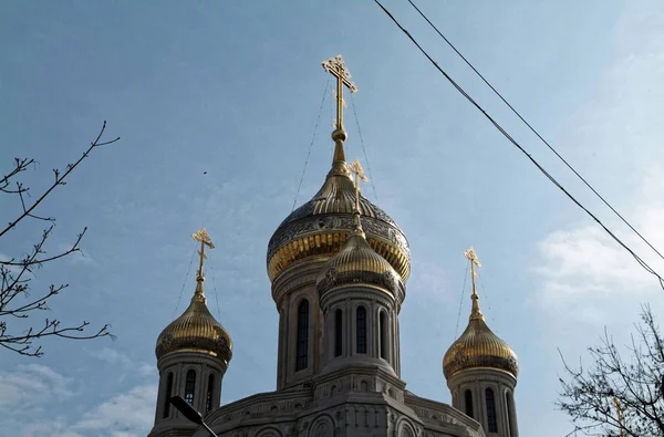 Orthodox Church in Moscow in the spring — Stock Photo, Image