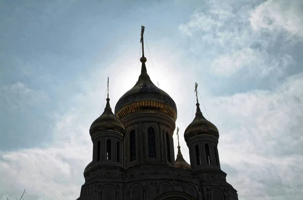 Igreja Ortodoxa em Moscou na primavera — Fotografia de Stock