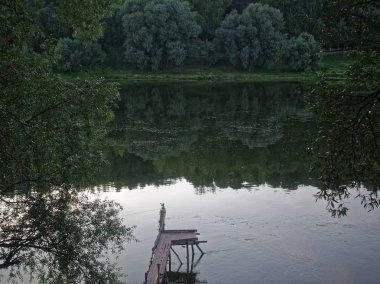Yaz aylarında Oka Nehri