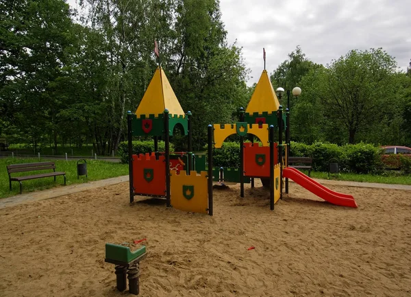 Playground Park Spring Mosco — Stock Photo, Image