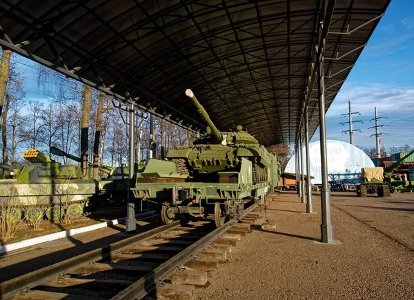 Starý Sovětský Tank Muzeu — Stock fotografie