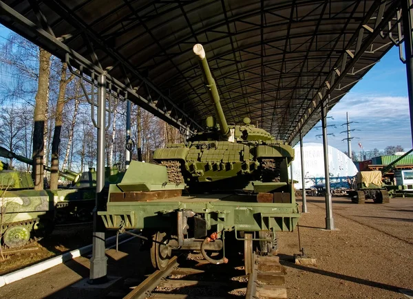Velho Tanque Soviético Museu — Fotografia de Stock