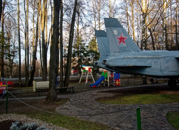 Aviões Combate Soviéticos Museu Rússia — Fotografia de Stock