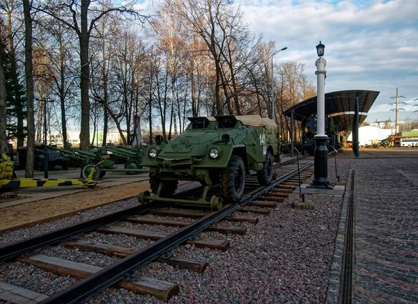 Sovětský Obrněný Transportér Muzeu Btr 40Zhd — Stock fotografie