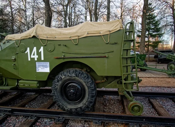 Sovětský Obrněný Transportér Muzeu Btr 40Zhd — Stock fotografie