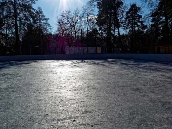 Melts Ice Hockey Arena Moscow — Stock Photo, Image