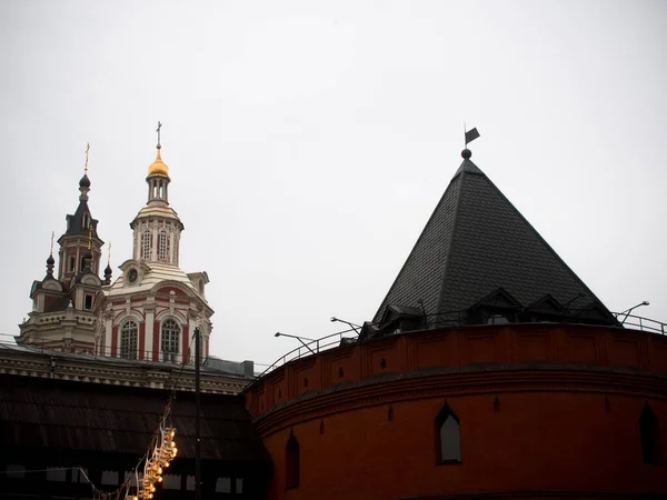 Старая Стена Китай Города Москва — стоковое фото