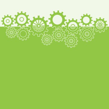 Arka plan görüntüsü ile üstünde tepe-in onu Dişliler.