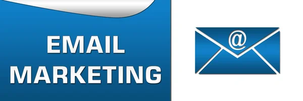 Mail Marketingu Koncepcja Obraz Tekstem Pokrewne Symbol — Zdjęcie stockowe