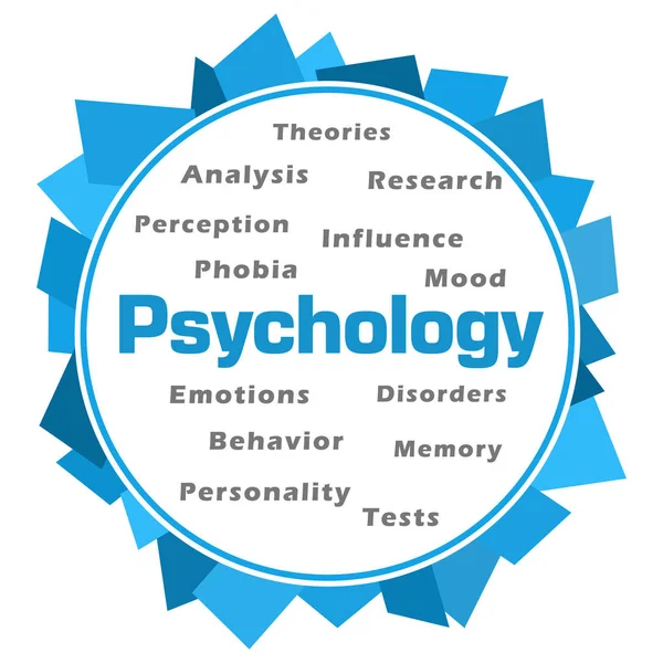 Psychology Concept Image Text Related Word Cloud — Stock Photo, Image