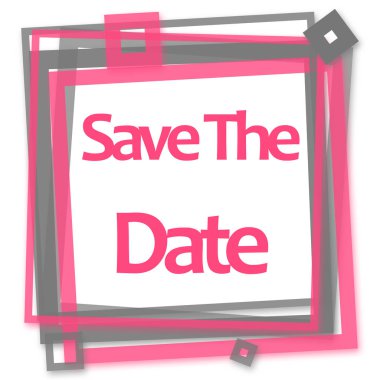 Pembe gri arkaplan üzerine yazılmış tarih metnini kaydet.