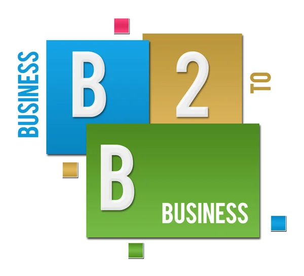 B2B Business Business Tekst Geschreven Kleurrijke Achtergrond — Stockfoto