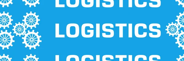 Logistics Έννοια Εικόνα Κείμενο Και Σχετικό Σύμβολο — Φωτογραφία Αρχείου