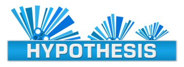 Mavi arkaplan üzerine yazılmış varsayım metni.