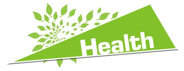 Health Text Written Green Background — Stock Photo, Image