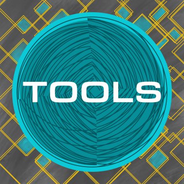 Turkuaz çemberli koyu gri arkaplan üzerine yazılmış araç metinleri.