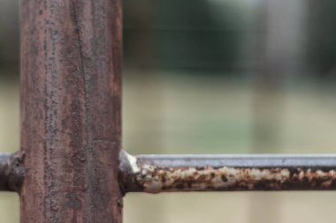 Paslı çelik boru sanayi için arka plan yıpranmış