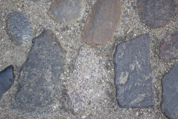 Starý Boulder Silniční Rock Žuly Textury — Stock fotografie